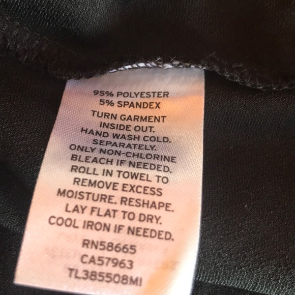 Nordstrom Leith Black Peplum tank - Picture 3 of 7